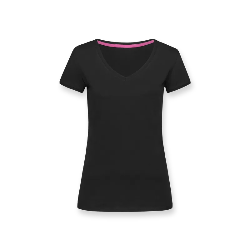 T-Shirt Classic V-Kraag dames