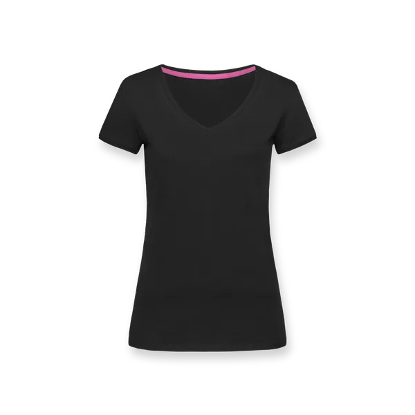 T-Shirt Classic V-Kraag dames